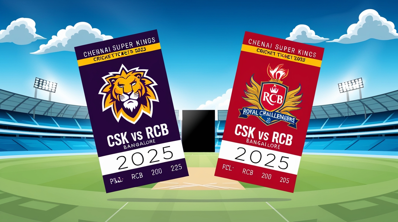 CSK vs RCB, Booking IPL 2025 tickets online and offline, Chennai, Mar 28, Ticket Price