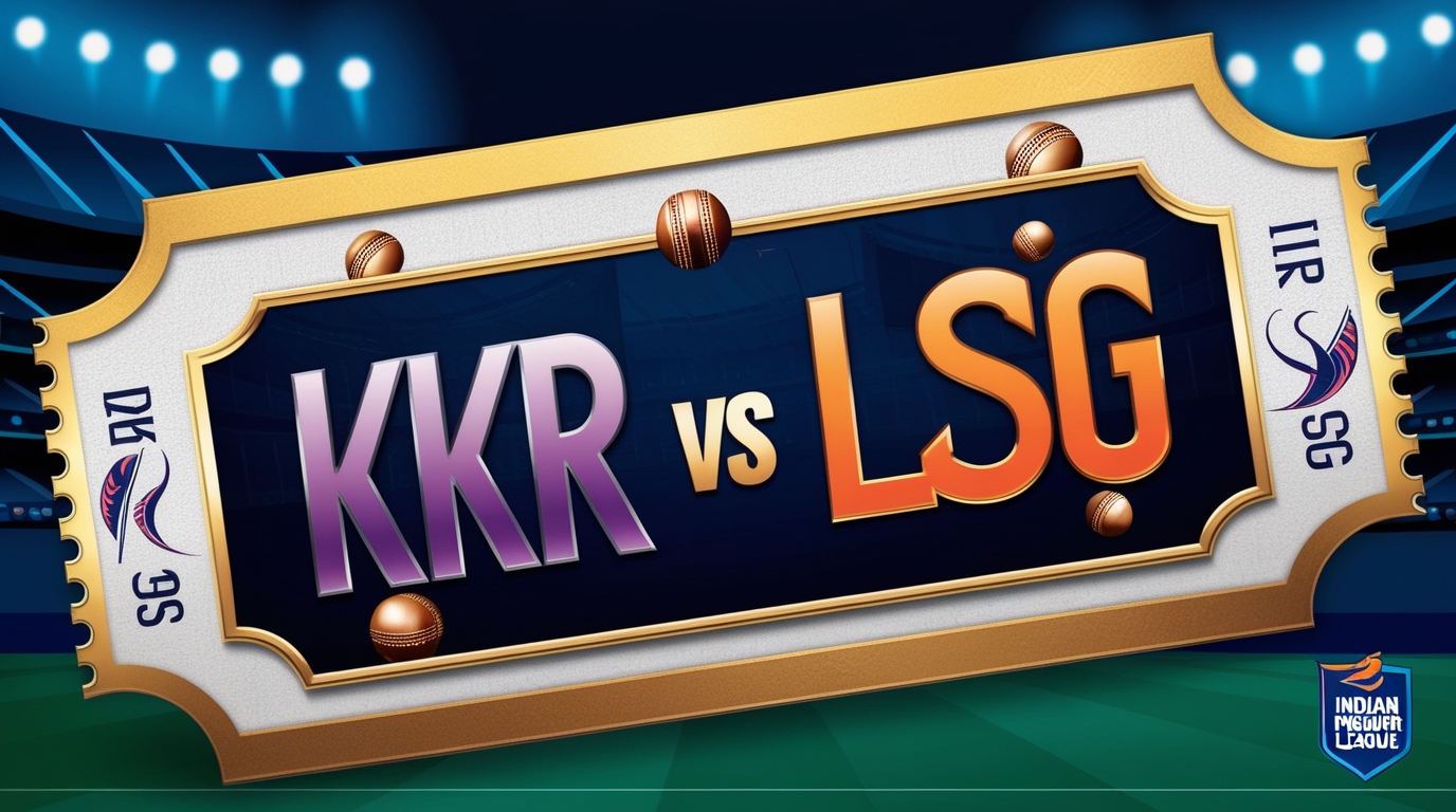 IPL Tickets Price For LSG vs KKR IPL 2025